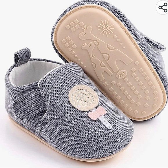 Shoes 315 Nwt Babys First Walking Shoes Nonslip Grey Poshmark